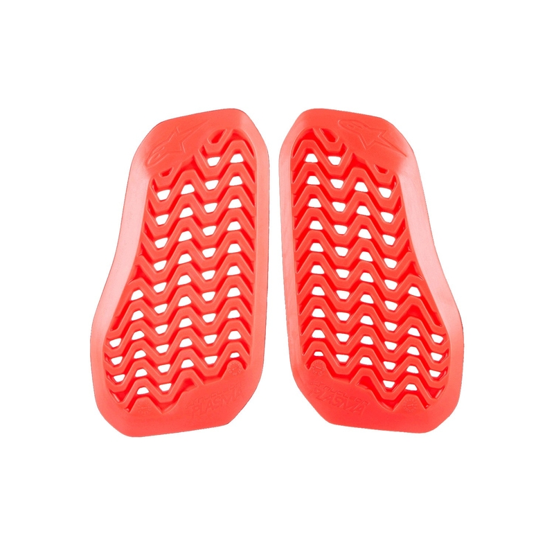 Alpinestars Nucleon Plasma κόκκινο/μαύρο προστατευτικό στήθους δύο τεμαχίων με δυνατότητα τοποθέτησης