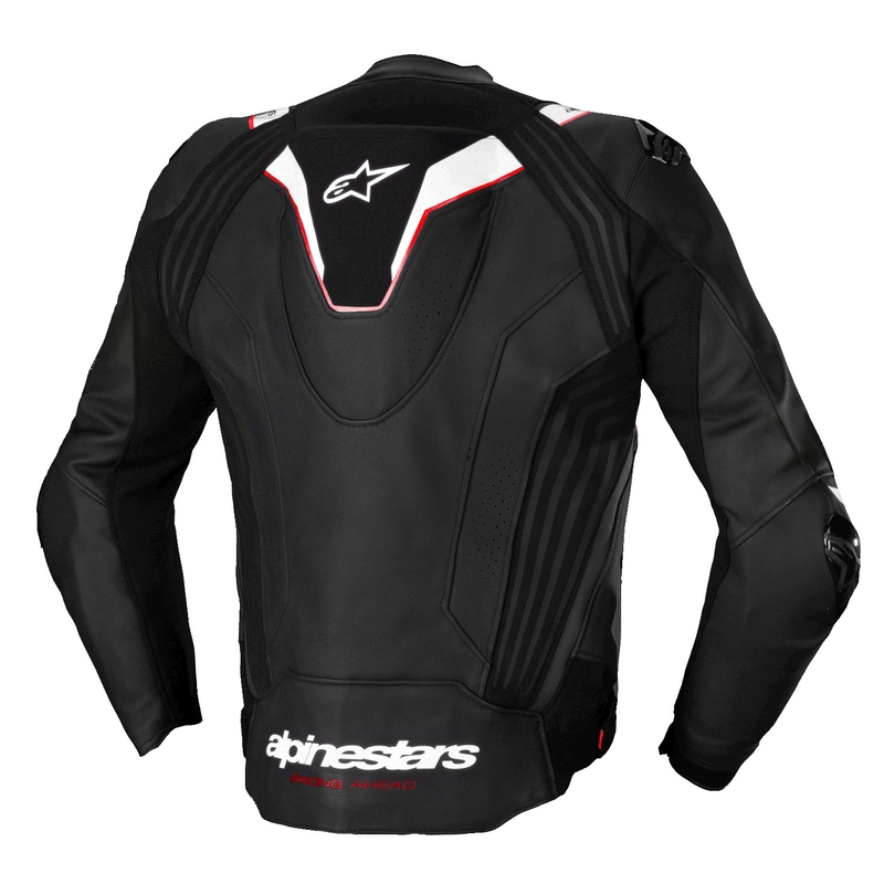 Alpinestars Missile 3 Ignition Μαύρο και λευκό δερμάτινο μπουφάν μοτοσικλέτας