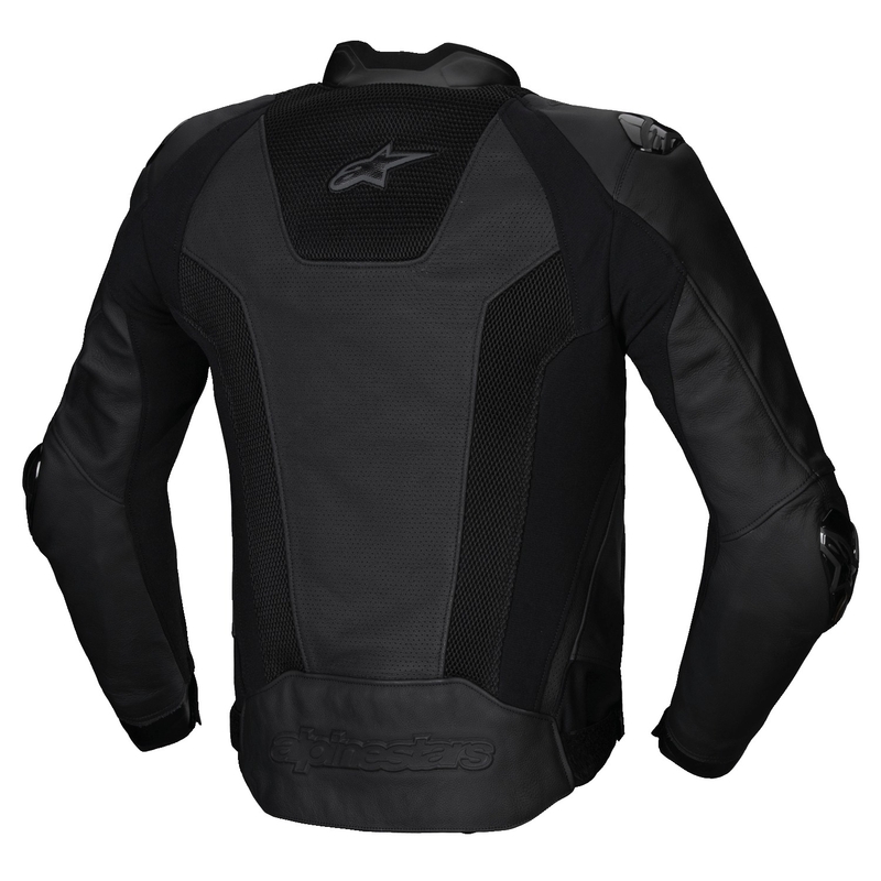 Alpinestars Missile 3 Airflow Μαύρο δερμάτινο μπουφάν μοτοσικλέτας