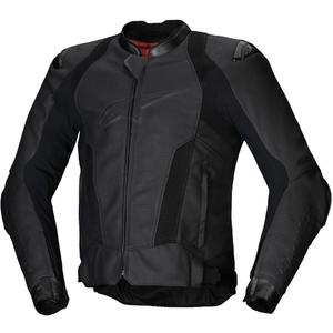 Alpinestars Missile 3 Airflow Μαύρο δερμάτινο μπουφάν μοτοσικλέτας