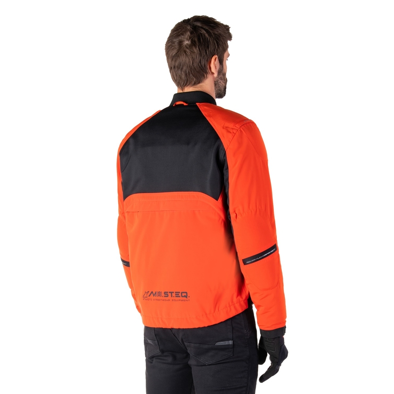 Alpinestars Mootant Αδιάβροχο Parka μαύρο-φλούο πορτοκαλί