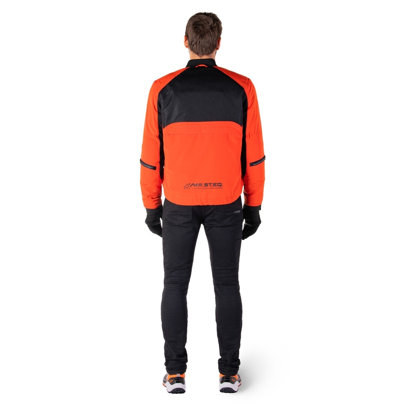 Alpinestars Mootant Αδιάβροχο Parka μαύρο-φλούο πορτοκαλί