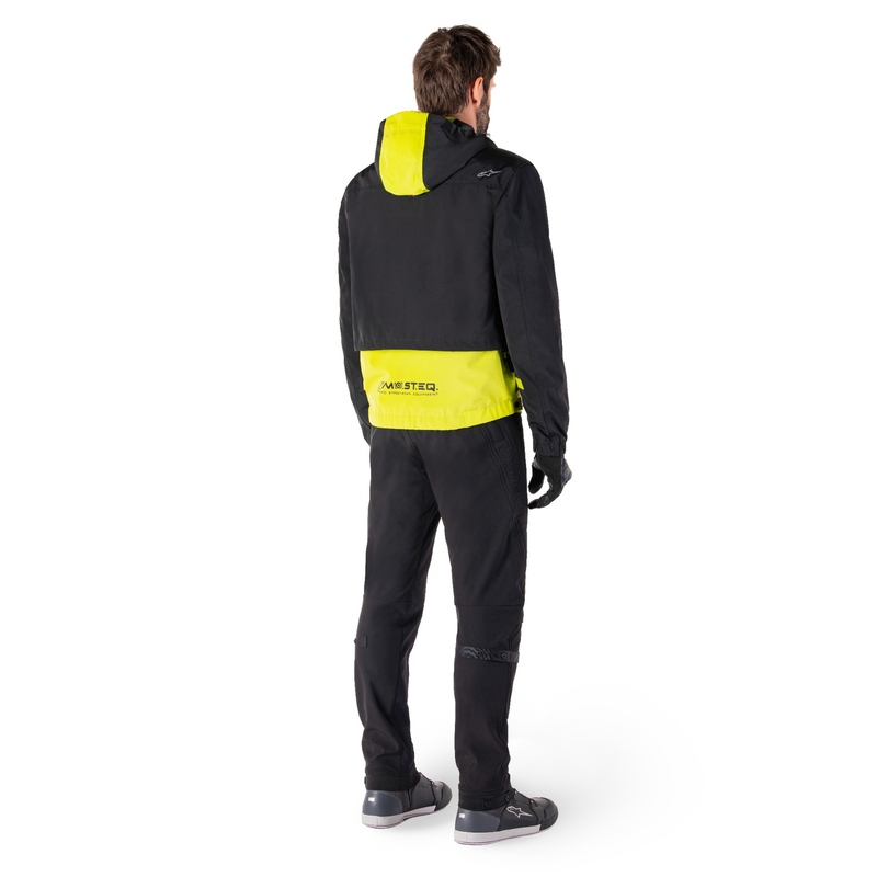 Alpinestars Mootant Αδιάβροχο Parka Μαύρο-Κίτρινο φλούο
