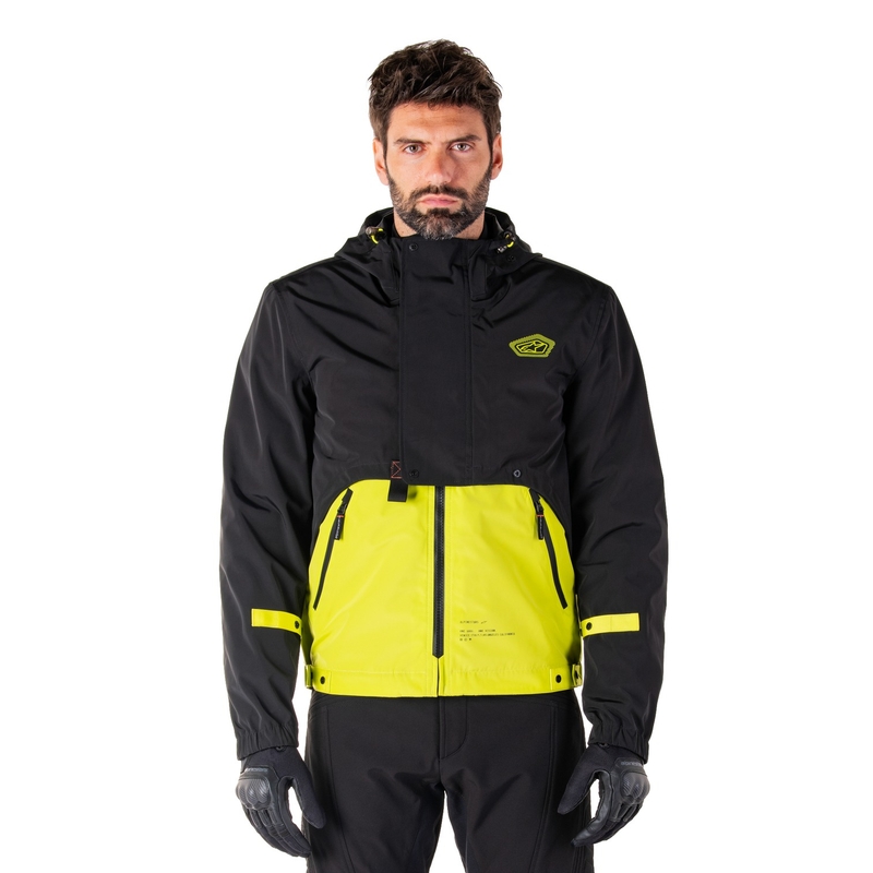 Alpinestars Mootant Αδιάβροχο Parka Μαύρο-Κίτρινο φλούο