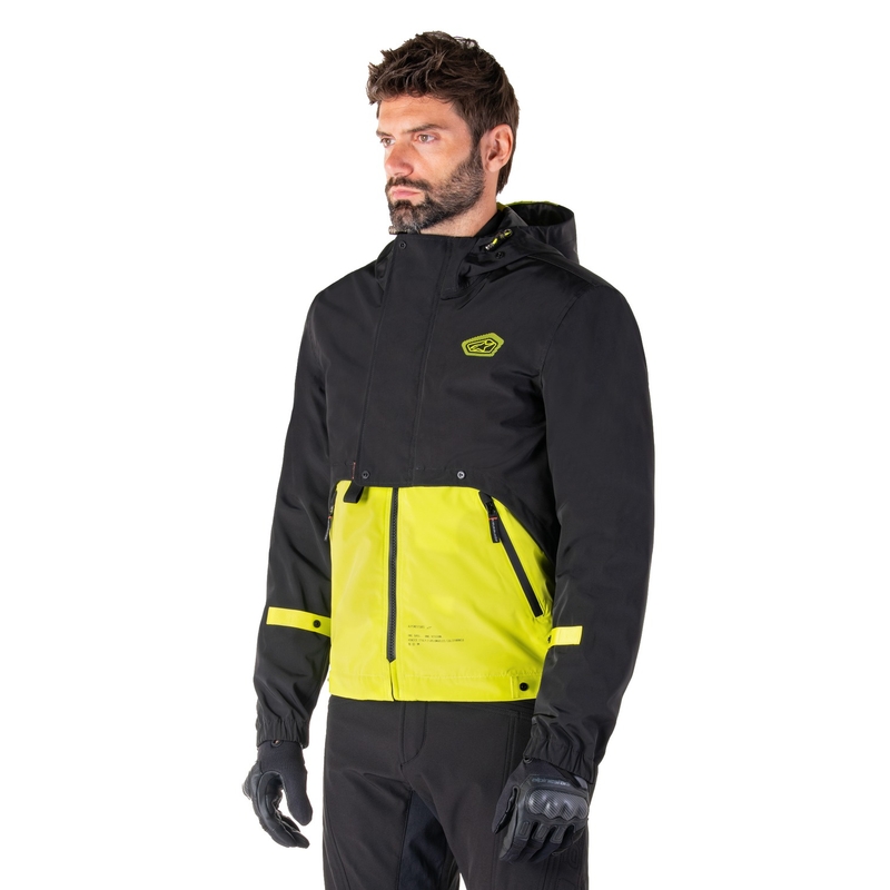 Alpinestars Mootant Αδιάβροχο Parka Μαύρο-Κίτρινο φλούο