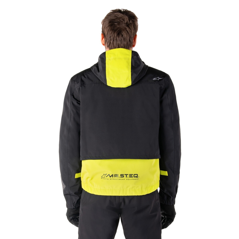 Alpinestars Mootant Αδιάβροχο Parka Μαύρο-Κίτρινο φλούο