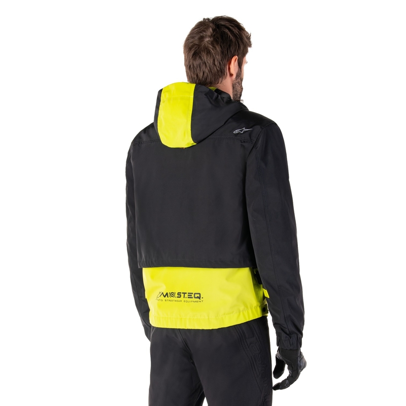 Alpinestars Mootant Αδιάβροχο Parka Μαύρο-Κίτρινο φλούο