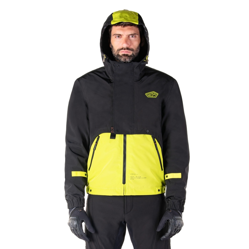 Alpinestars Mootant Αδιάβροχο Parka Μαύρο-Κίτρινο φλούο