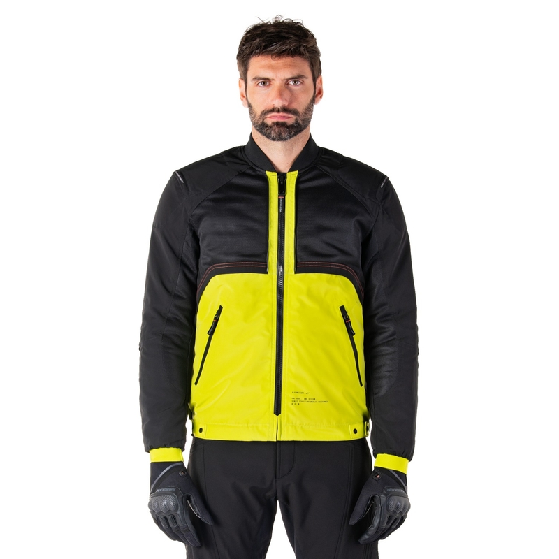 Alpinestars Mootant Αδιάβροχο Parka Μαύρο-Κίτρινο φλούο