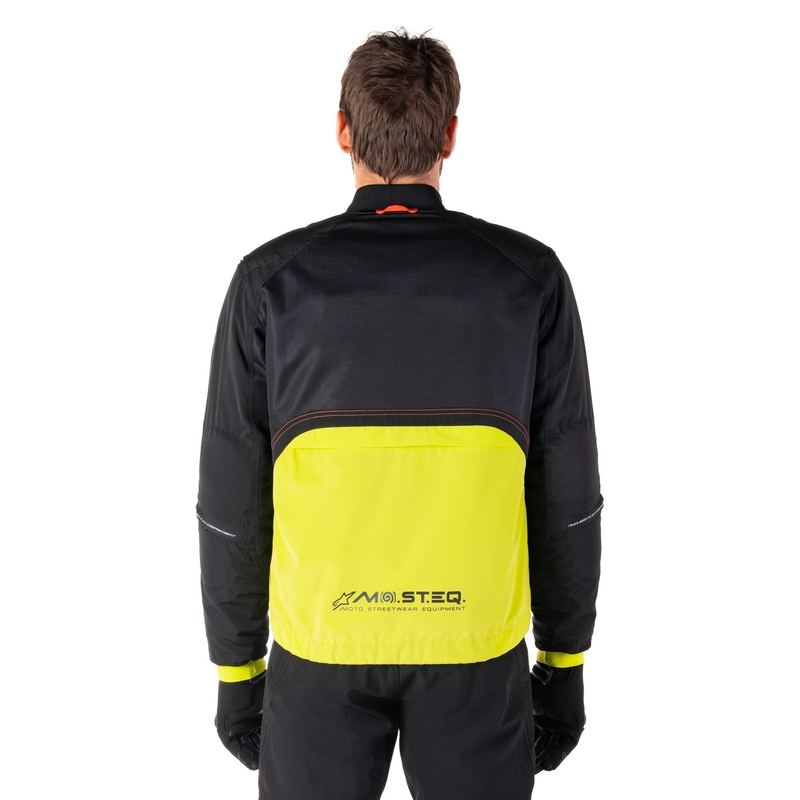 Alpinestars Mootant Αδιάβροχο Parka Μαύρο-Κίτρινο φλούο