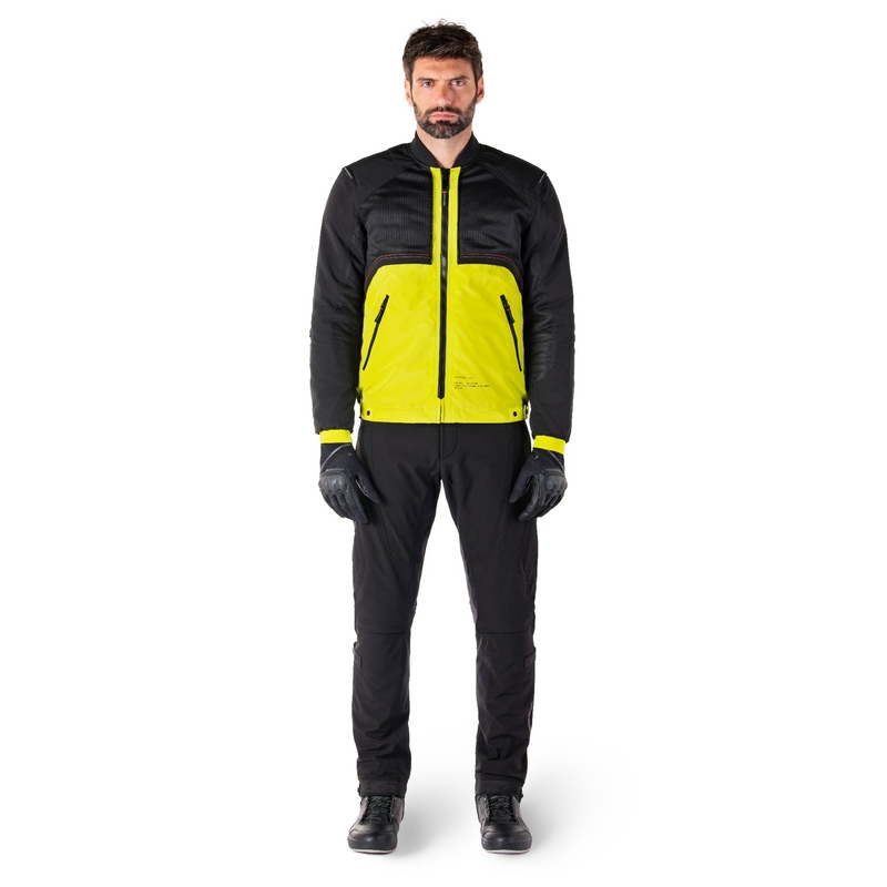 Alpinestars Mootant Αδιάβροχο Parka Μαύρο-Κίτρινο φλούο