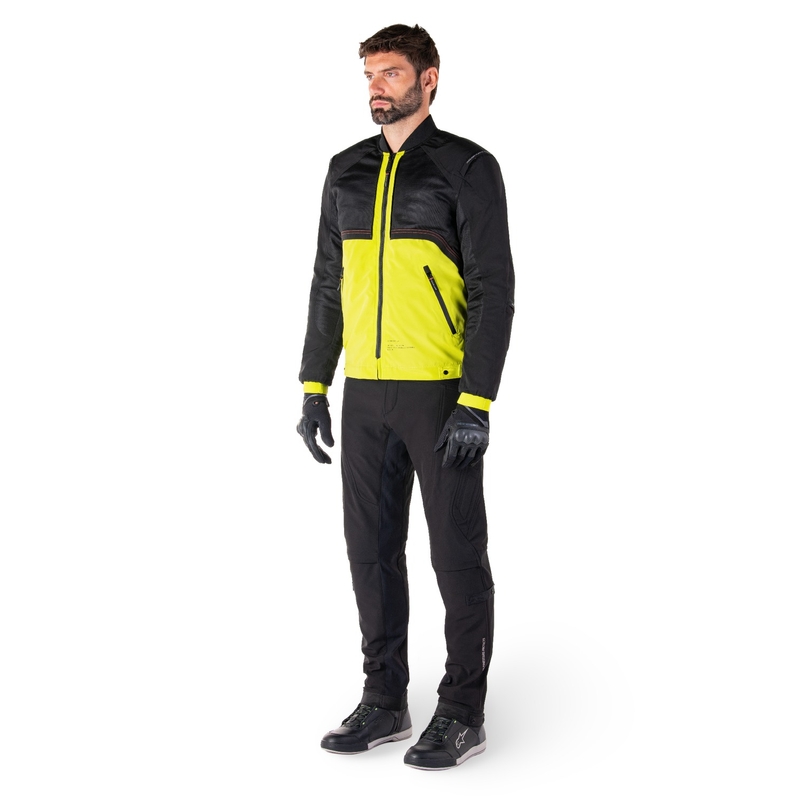 Alpinestars Mootant Αδιάβροχο Parka Μαύρο-Κίτρινο φλούο