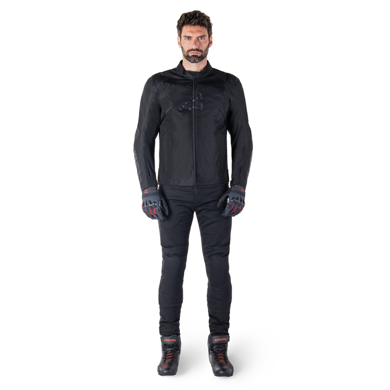 Alpinestars T-SPS 2 Αδιάβροχο μαύρο μπουφάν μοτοσικλέτας