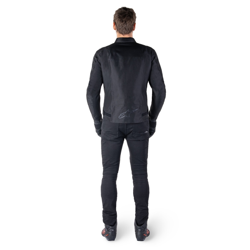 Alpinestars T-SPS 2 Αδιάβροχο μαύρο μπουφάν μοτοσικλέτας