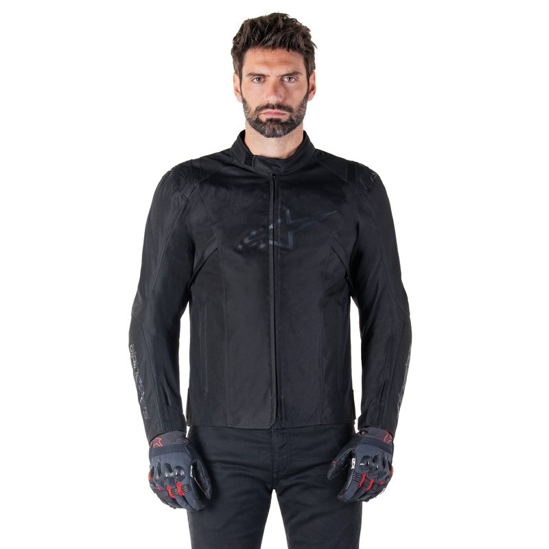 Alpinestars T-SPS 2 Αδιάβροχο μαύρο μπουφάν μοτοσικλέτας