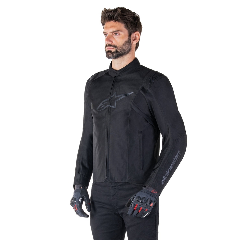 Alpinestars T-SPS 2 Αδιάβροχο μαύρο μπουφάν μοτοσικλέτας