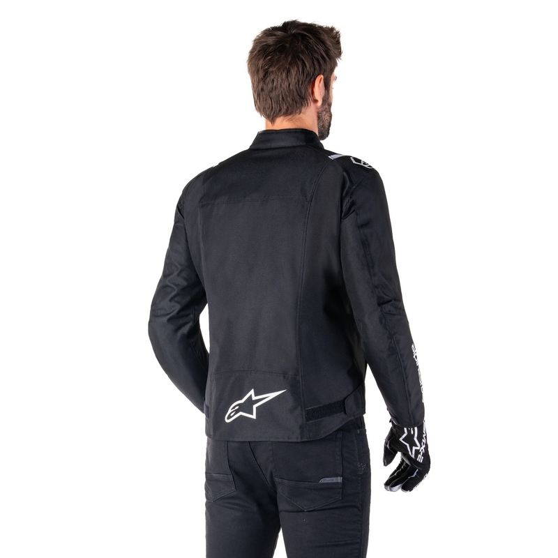 Alpinestars T-SPS 2 Αδιάβροχο ασπρόμαυρο μπουφάν μοτοσικλέτας