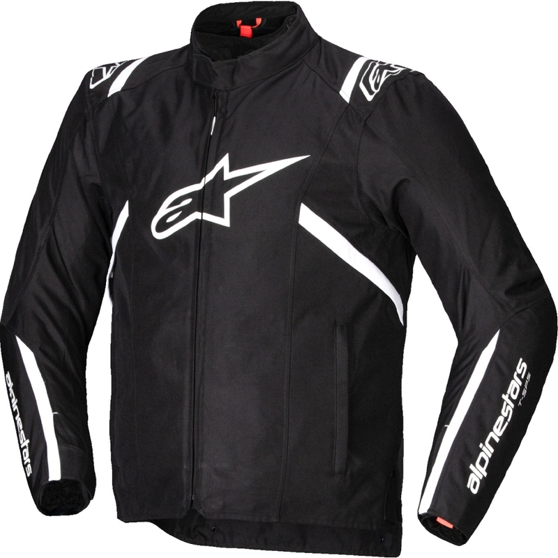 Alpinestars T-SPS 2 Αδιάβροχο ασπρόμαυρο μπουφάν μοτοσικλέτας