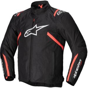 Alpinestars T-SPS 2 αδιάβροχο μπουφάν μοτοσικλέτας μαύρο-λευκό-φλούο κόκκινο