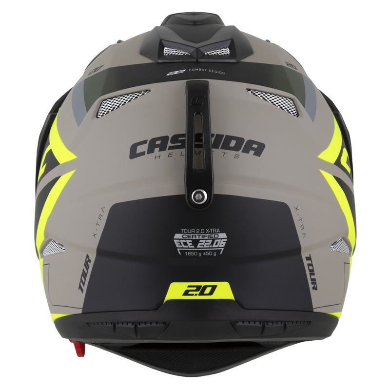 Enduro κράνος Cassida Tour 2.0 X-tra matt sand-fluo κίτρινο-πράσινο-μαύρο