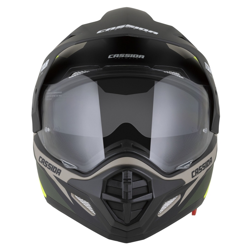 Enduro κράνος Cassida Tour 2.0 X-tra matt sand-fluo κίτρινο-πράσινο-μαύρο