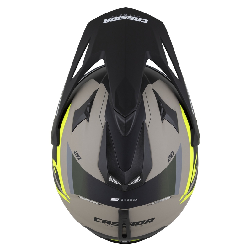 Enduro κράνος Cassida Tour 2.0 X-tra matt sand-fluo κίτρινο-πράσινο-μαύρο