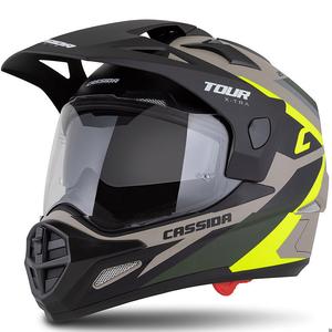 Enduro κράνος Cassida Tour 2.0 X-tra matt sand-fluo κίτρινο-πράσινο-μαύρο