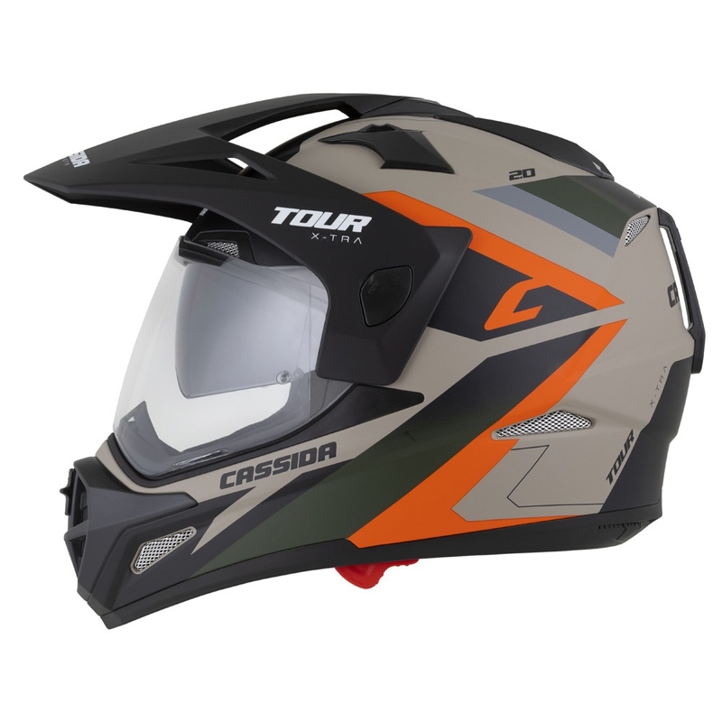 Enduro κράνος Cassida Tour 2.0 X-tra matt sand-orange-green-black