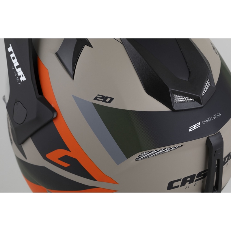 Enduro κράνος Cassida Tour 2.0 X-tra matt sand-orange-green-black