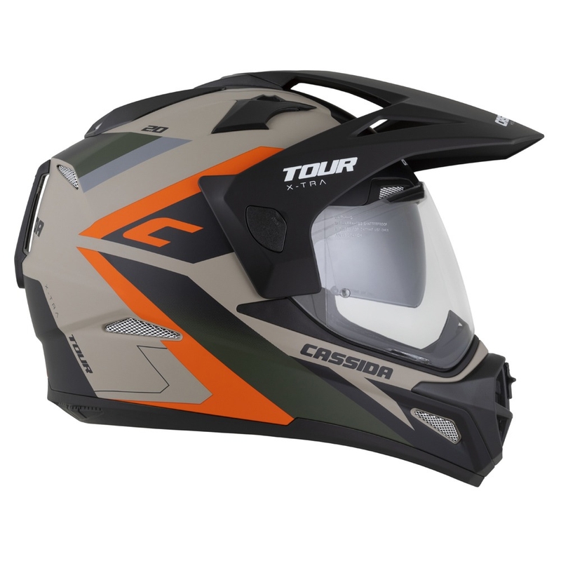 Enduro κράνος Cassida Tour 2.0 X-tra matt sand-orange-green-black
