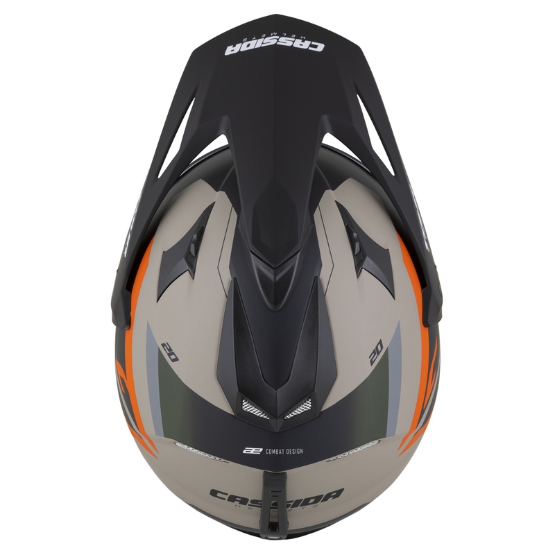 Enduro κράνος Cassida Tour 2.0 X-tra matt sand-orange-green-black