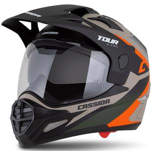 Enduro κράνος Cassida Tour 2.0 X-tra matt sand-orange-green-black