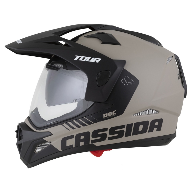 Enduro κράνος Cassida Tour 2.0 Dual matte sand-black