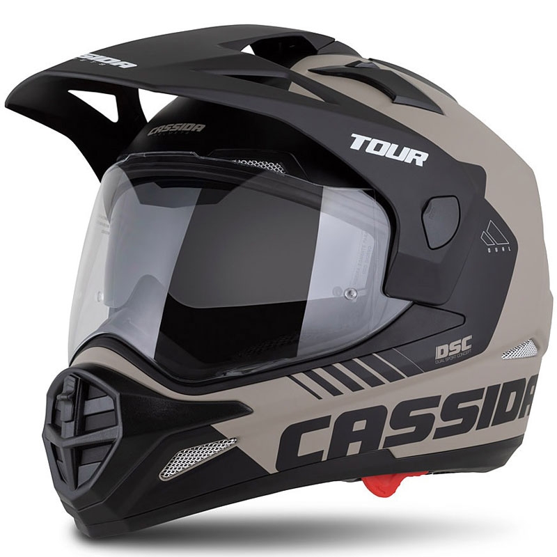 Enduro κράνος Cassida Tour 2.0 Dual matte sand-black