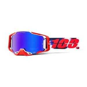 Γυαλιά motocross 100% ARMEGA Morpho με μπλε plexi HIPER