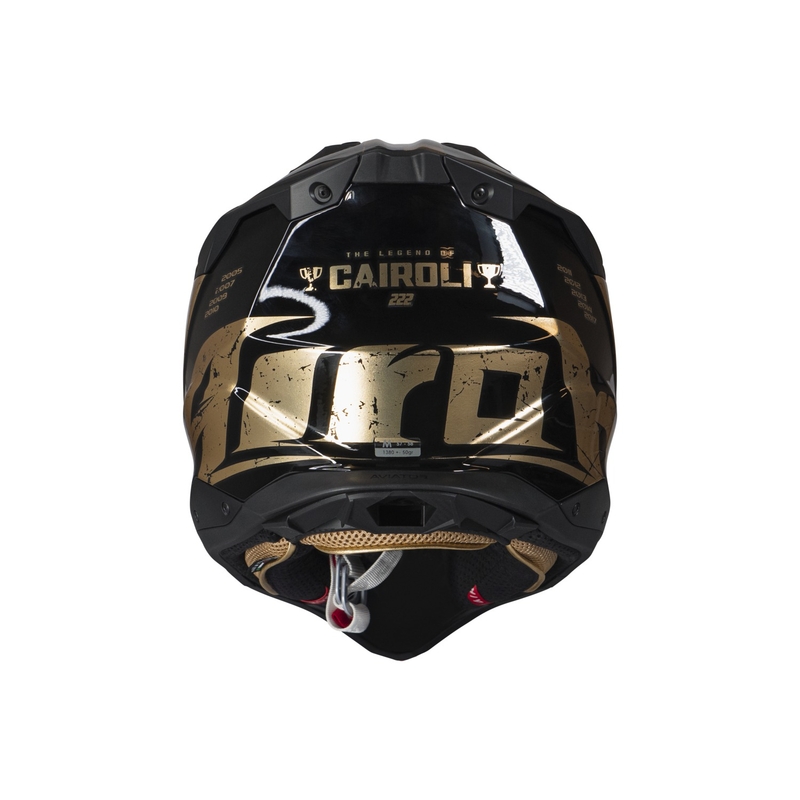 Κράνος Motocross Airoh Aviator 3.0 "TC 222 THE LEGEND" μαύρο-χρυσό
