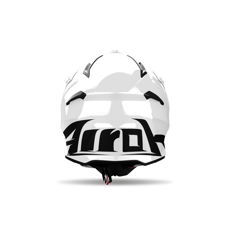 Κράνος Motocross Airoh Aviator ACE 2 Χρώμα λευκό γυαλιστερό