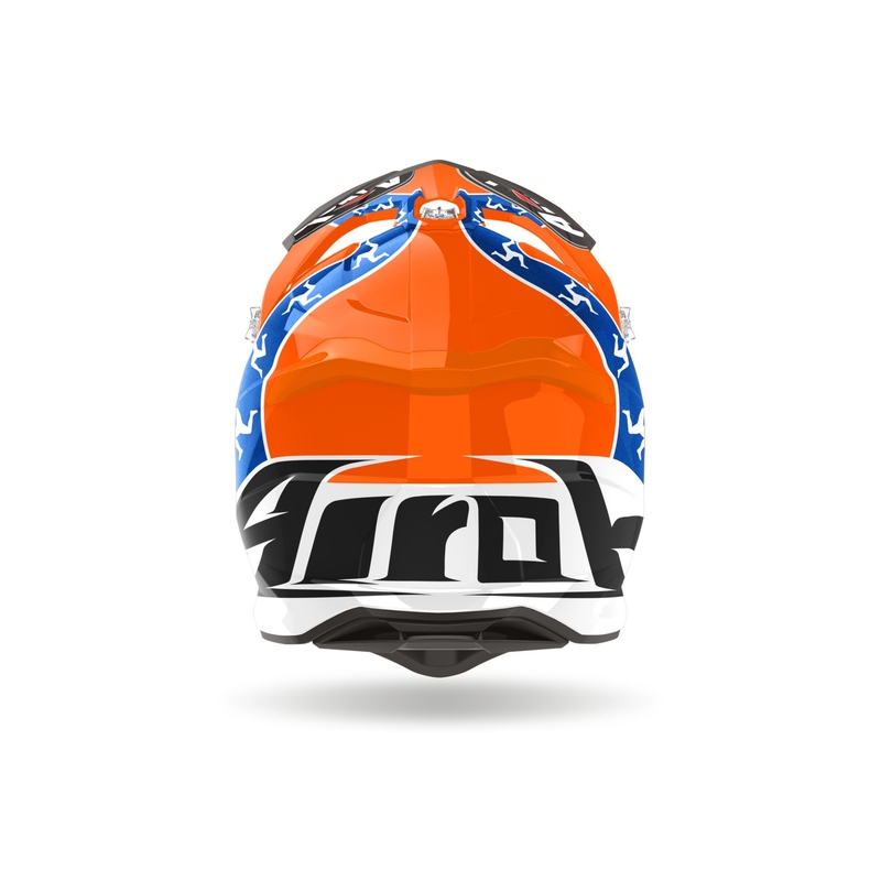 Κράνος Motocross Airoh Strycker Hazzard πορτοκαλί προσφορά
