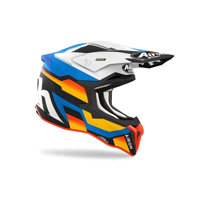 Κράνος Motocross Airoh Strycker Glam μπλε ματ προσφορά