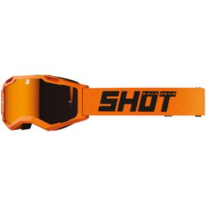 Γυαλιά μοτοκρός Shot Assault 2.0 Στερεό πορτοκαλί με πλεξιούχο ιρίδιο