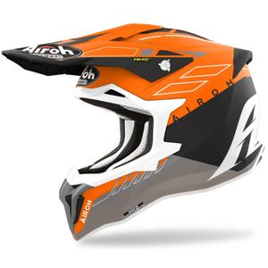Κράνος Motocross Airoh Strycker Skin πορτοκαλί ματ προσφορά