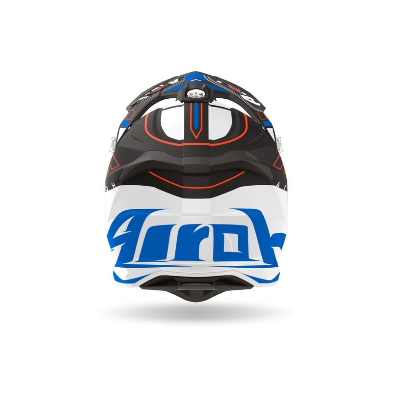 Κράνος Motocross Airoh Strycker Skin μπλε ματ προσφορά