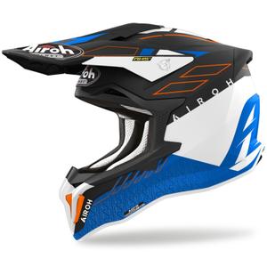 Κράνος Motocross Airoh Strycker Skin μπλε ματ προσφορά