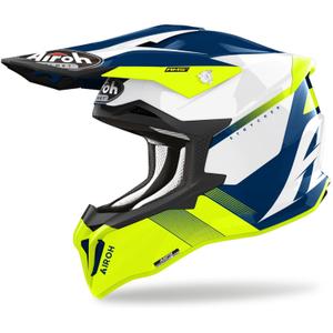 Κράνος Motocross Airoh Strycker Blazer κίτρινο προσφορά