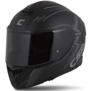 Cassida Integral GT 2.1 Flash Μαύρο-γκρι κράνος μοτοσικλέτας Integral