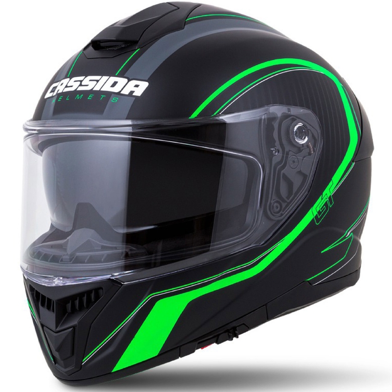 Integral κράνος Cassida Integral GT 2.0 Reptyl μαύρο-γκρι-πράσινο