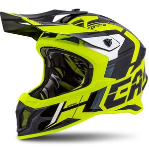 Cassida Cross Pro II Contra fluo κίτρινο-γκρι-μαύρο κράνος motocross