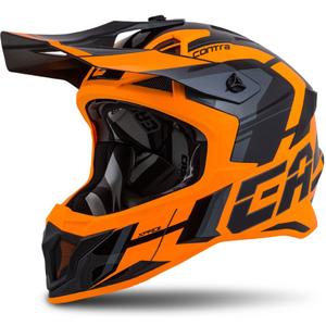 Cassida Cross Pro II Contra Motocross κράνος πορτοκαλί-μαύρο-γκρι