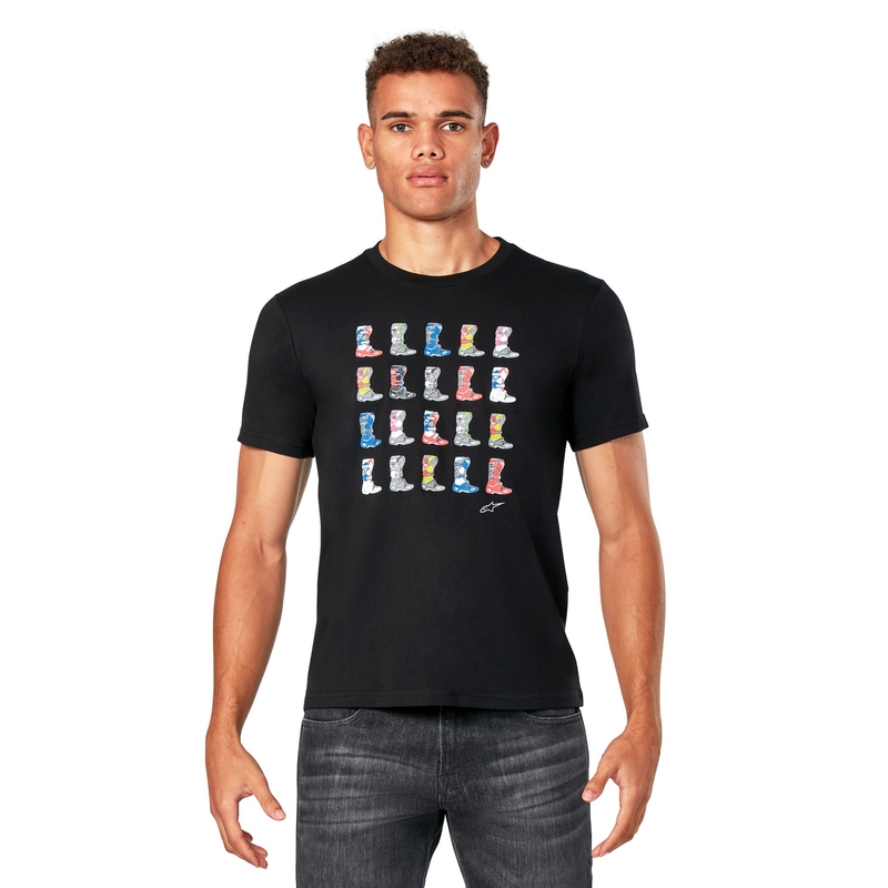 T-shirt Alpinestars Many CSF μαύρο