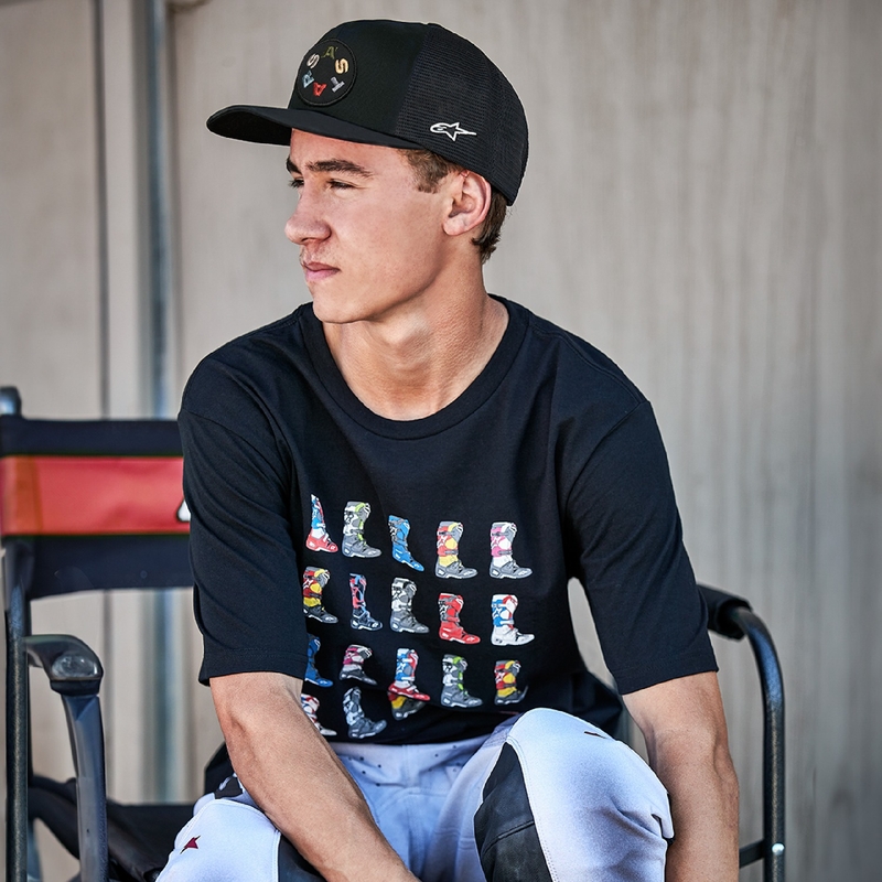 T-shirt Alpinestars Many CSF μαύρο